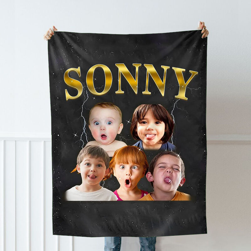 Personalized Picture Blanket Interesting Present for Family