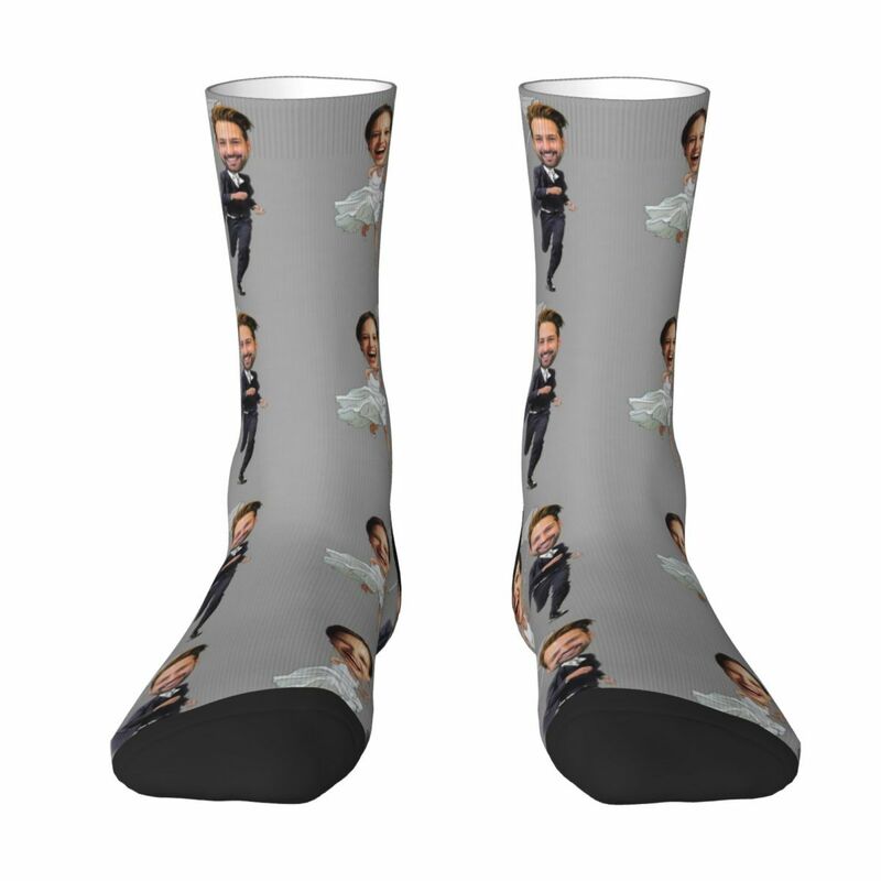 Personalized Face Socks Couple Wedding Photo Gift for Friends