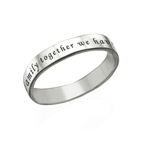 Now and Forever Gravierter Ring