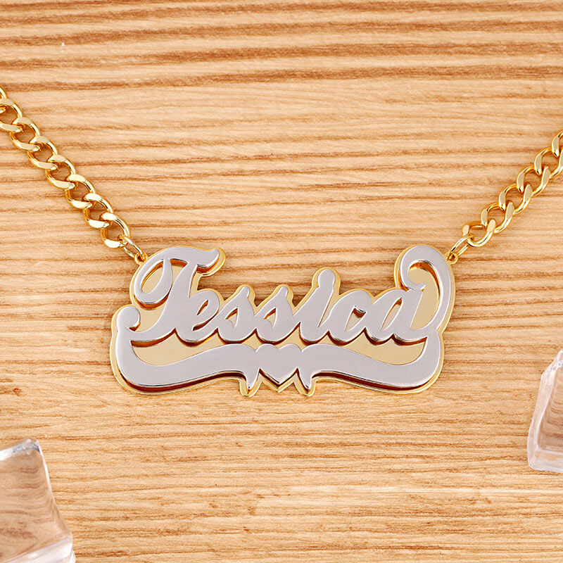 "Attractive Man" Personalized Name Necklace