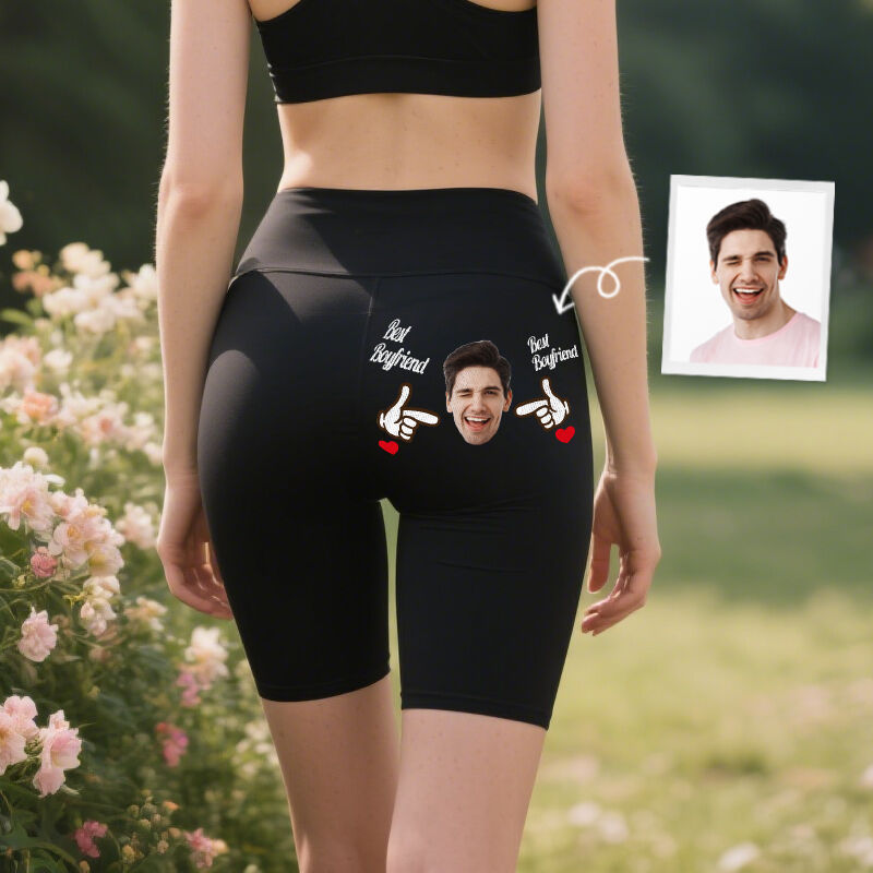 Leggings da motociclista personalizzati Design fotografico personalizzato Regalo a sorpresa per gli innamorati