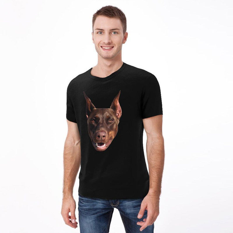 Benutzerdefinierte Gesicht T-Shirt lustige Haustier Hund