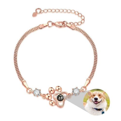 Personalized Photo Projection Bracelet-Paw