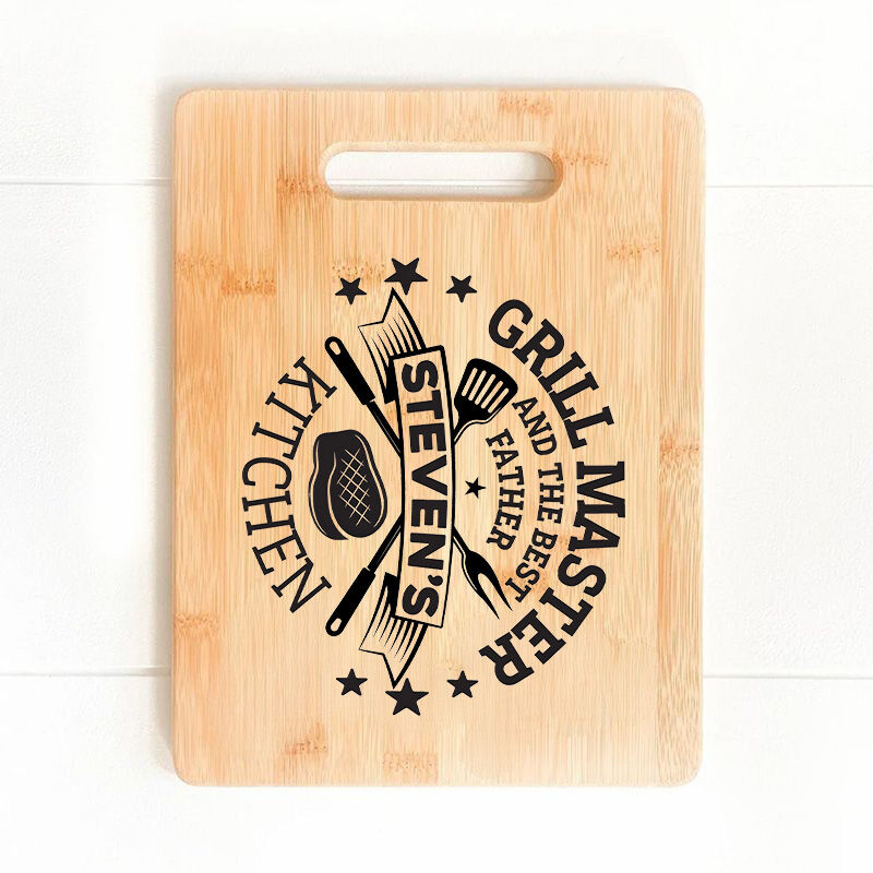 Personalized Name Square Charcuterie Board Creative Father's Day Gift