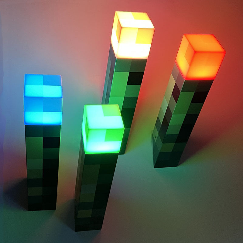 Creative Night Light Famous Game Pixel Style Interesting Gift for Children