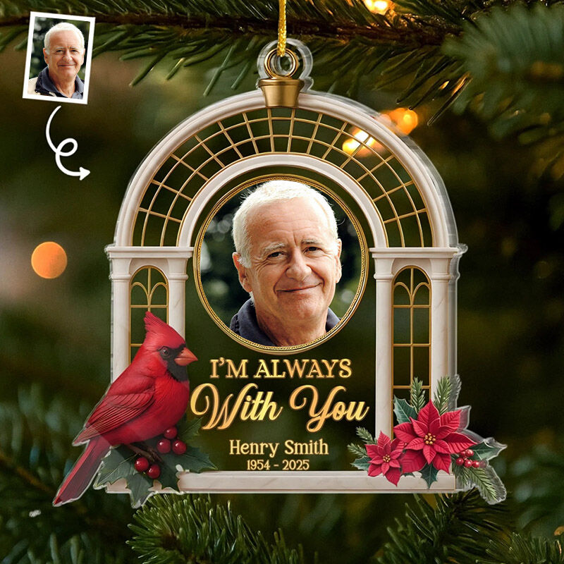 Personalisierte Foto-Anhänger Weihnachts-Souvenirgeschenk