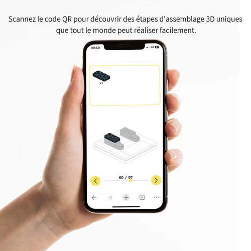 Blocs de construction personnalisés Chat unique avec photo du corps entier Cadeau pour les amis des animaux