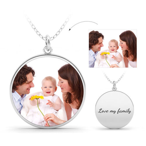 "The Beauty of Life" Personalized Photo Necklace