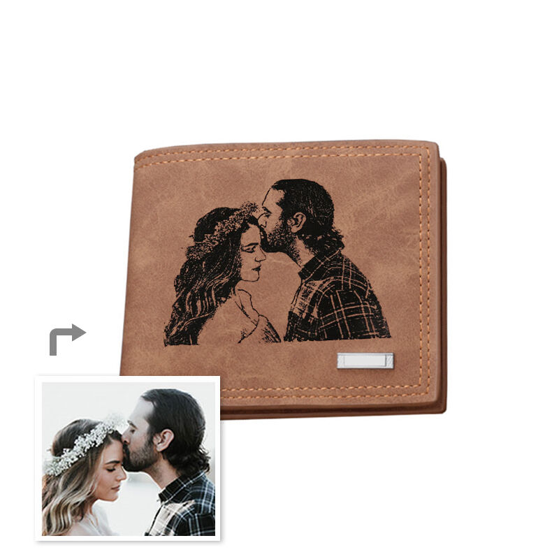 "First Love" Custom Photo Wallet