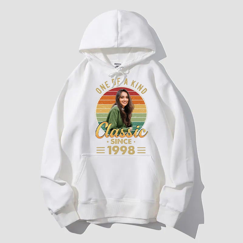 Personalized Hoodie One Of A Kind Classic with Custom Photo Design Attractive Gift for Friends