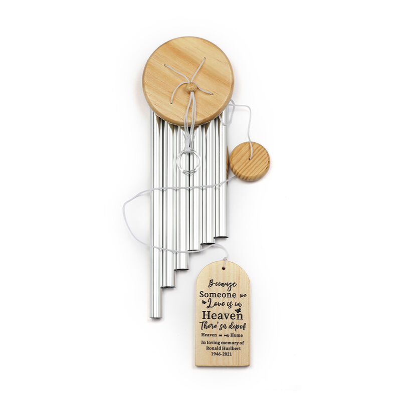 "Heaven In Our Home" Personalized Custom Wind Chime
