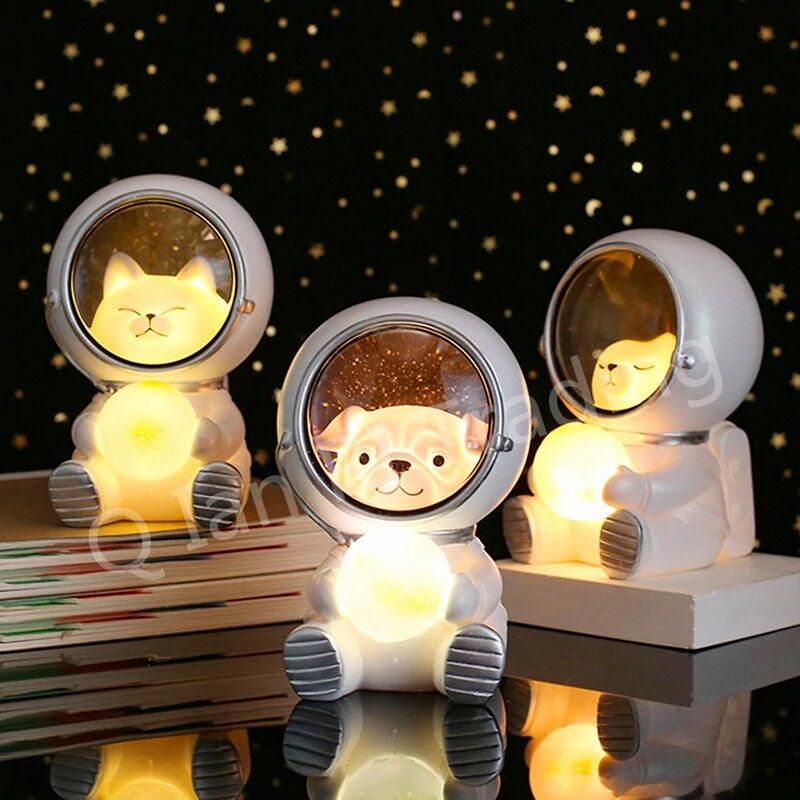 Cute Pet Astronaut LED Lamp Best Gift for Family