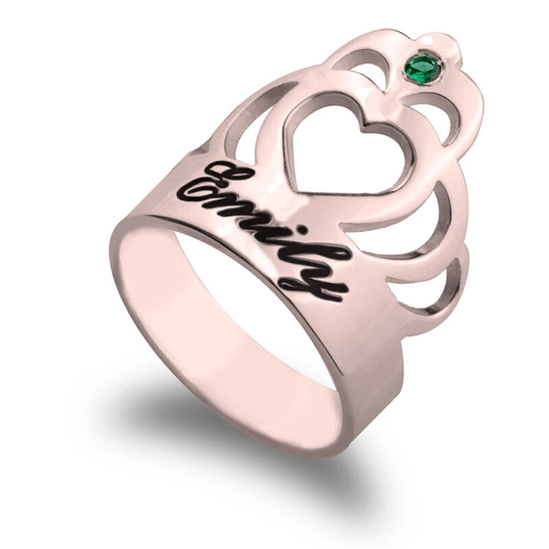 "Hold My Hand" Personalized Engraving Ring