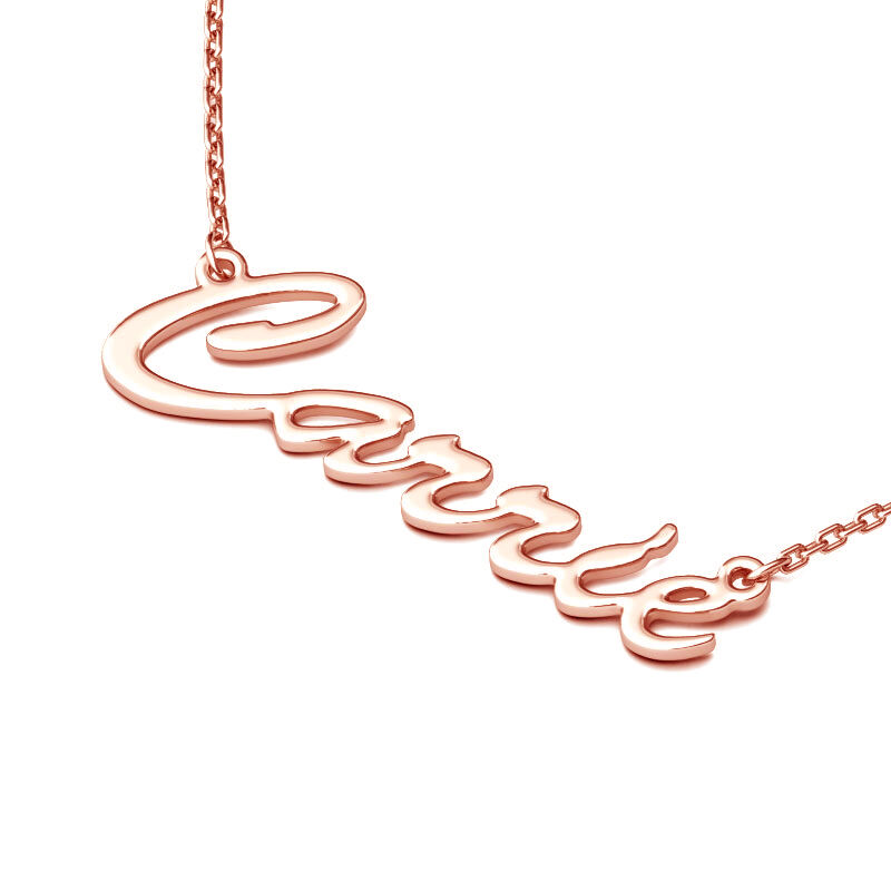 "Always with You" Personalized Carrie Style Name Necklace