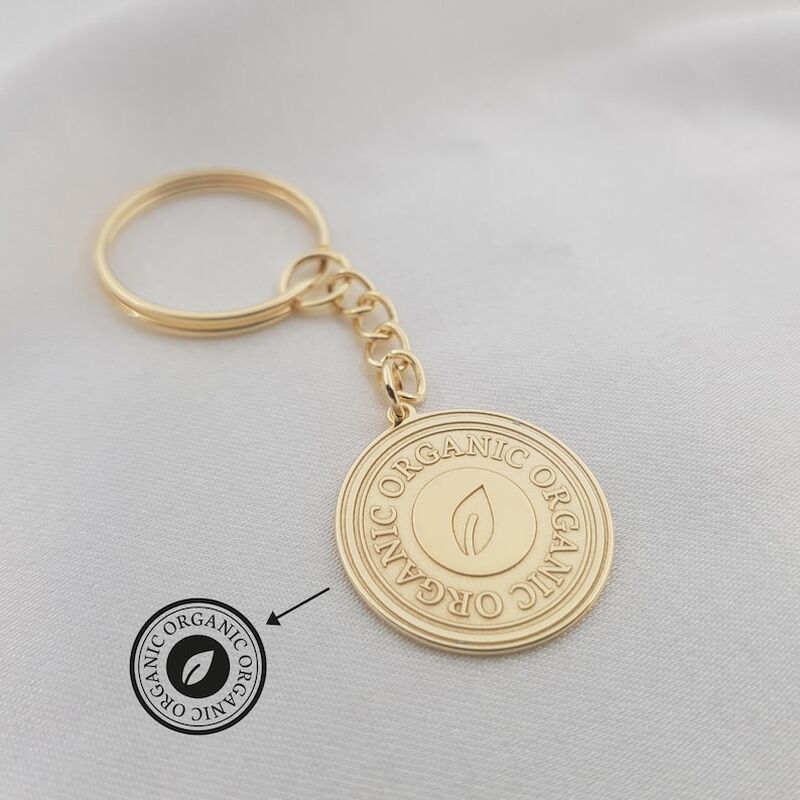 Personalized Metal Keychain With Customized Logo As A Special Gift
