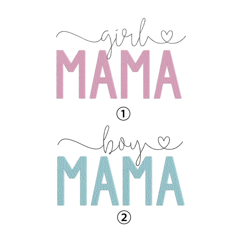 Personalized Tank Top Embroidered Camisole Boy and Girl Mama Warm Design Perfect Gift for Her Mom