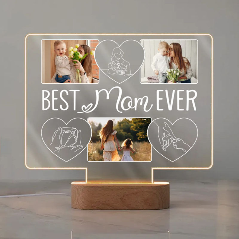 Personalized Picture Nigt Light Special Mother's Day Gift