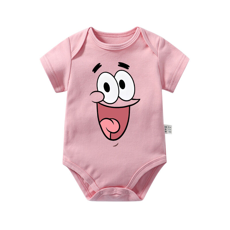 Onesie bébé personnalisé SpongeBob SquarePants Personnage mignon Cadeau créatif pour la douche de bébé de la nouvelle maman