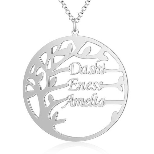 "Existence Of Love" Personalized Family Tree Necklace