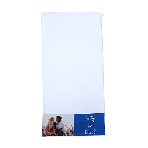 Personalized Engraved Photo Towel