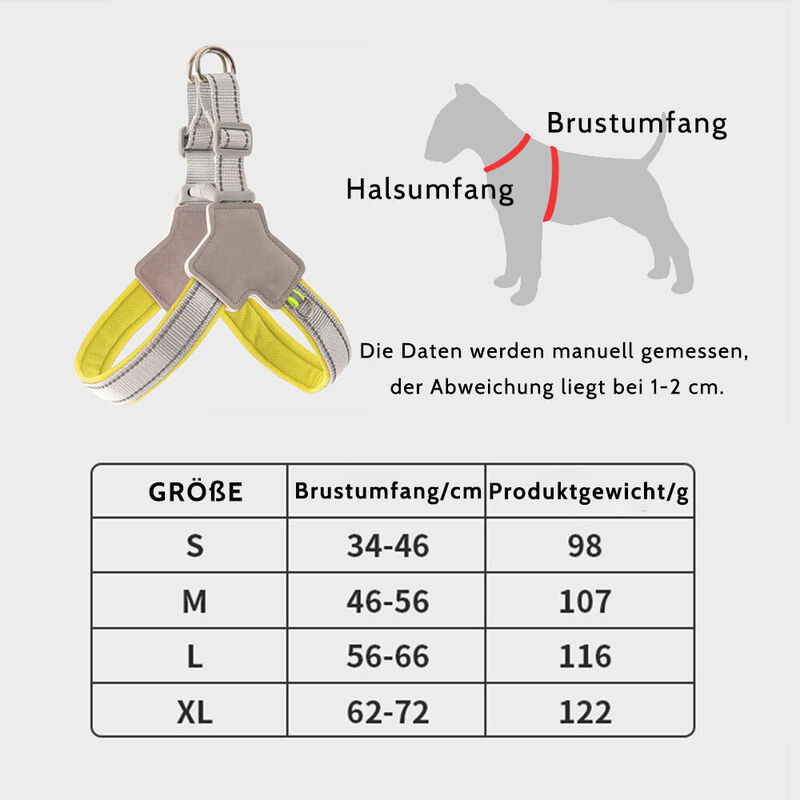 Personalisiertes Hundegeschirr mit Namen und Telefonnummer des Tieres als Geschenk für Tierbesitzer, um verlorenen Tieren vorzubeugen