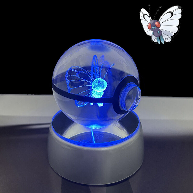 3D Crystal Ball Night Light Cute Animals Pattern Precious Gift for Friend