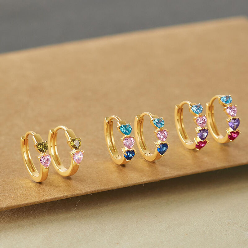 Personalized Birthstone Earrings Beautiful Gift for a Loved One