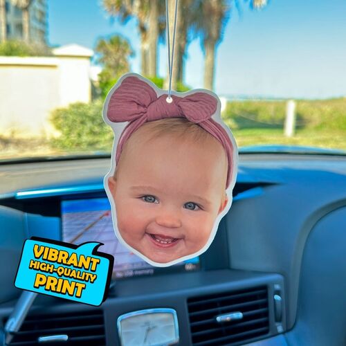 Personalized Face Air Freshener Car Pendant Cute Gift