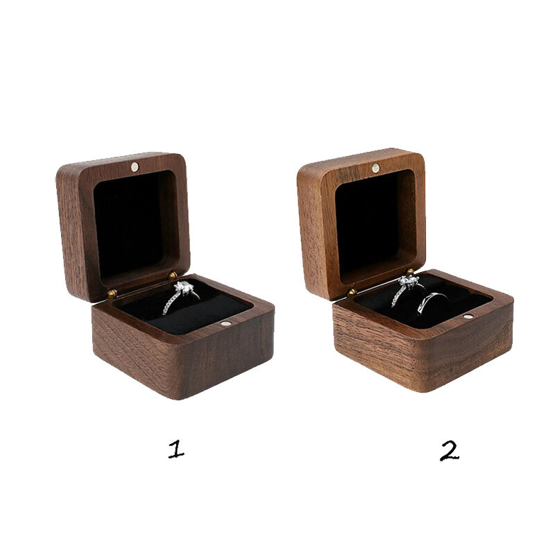 Gepersonaliseerde Spotify Code Ring Box Prachtig en speciaal geschenk voor koppels