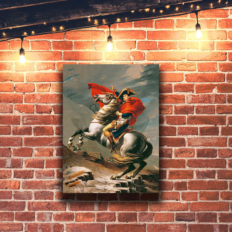 "The Napoleon" Customized Head Photo Vintage Royal Portrait