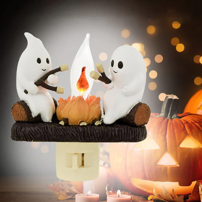 Ghost Campfire Flickering Night Light Creative Gift for Halloween