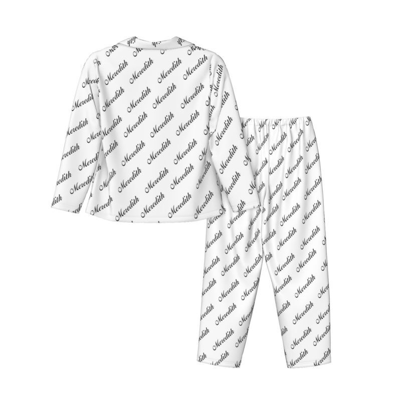 Personalisierte Pyjamas Individuelle Namen Arrangement Muster Design Ihr eigenes einzigartiges Geschenk für die Familie