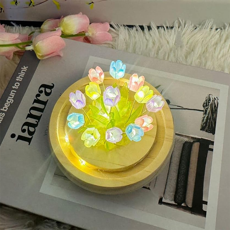 Cute Tulip Lamp Beautiful Gift for Your Love