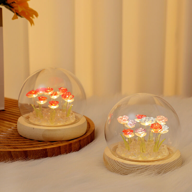 DIY Eternal Rose Night Light Precious Gift Valentine's Day
