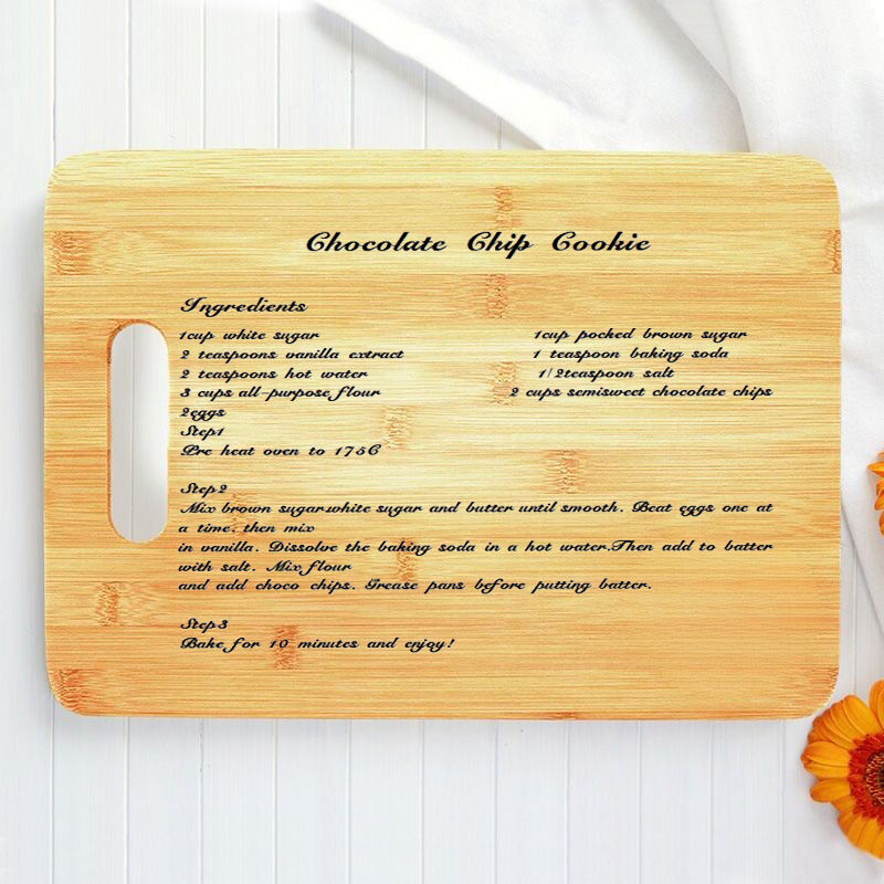 Personalized Handwriting Picture Charcuterie Board Simple Present for Best And Favourite Her