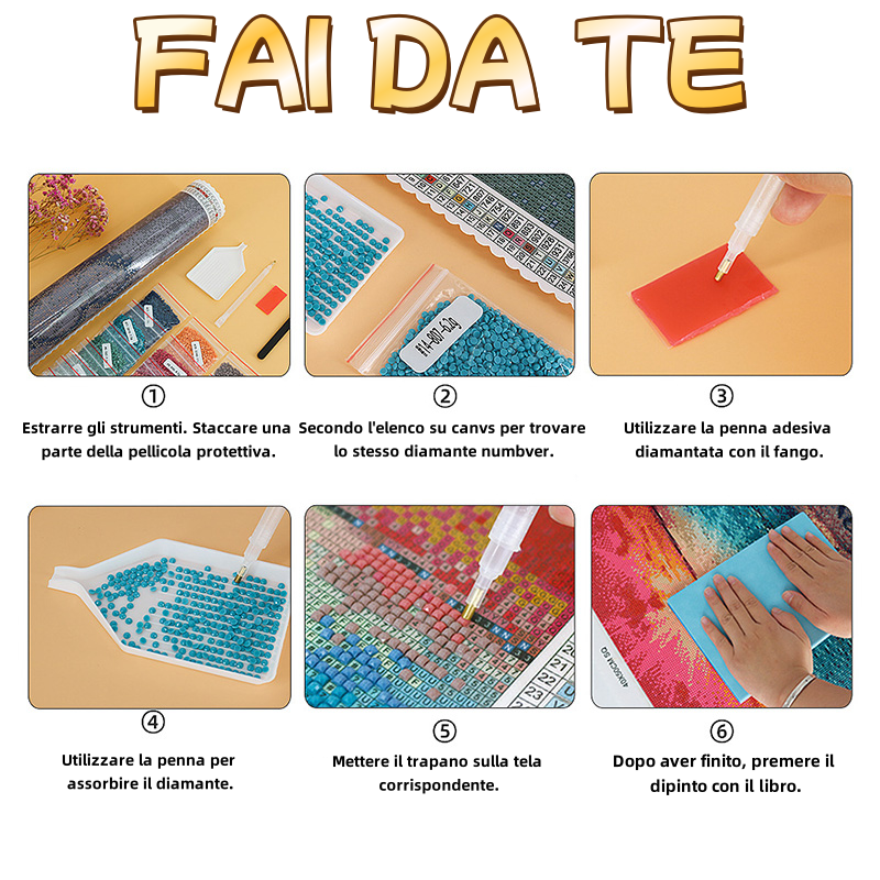 Quadro personalizzato Diamond Painting Regalo creativo per famiglia
