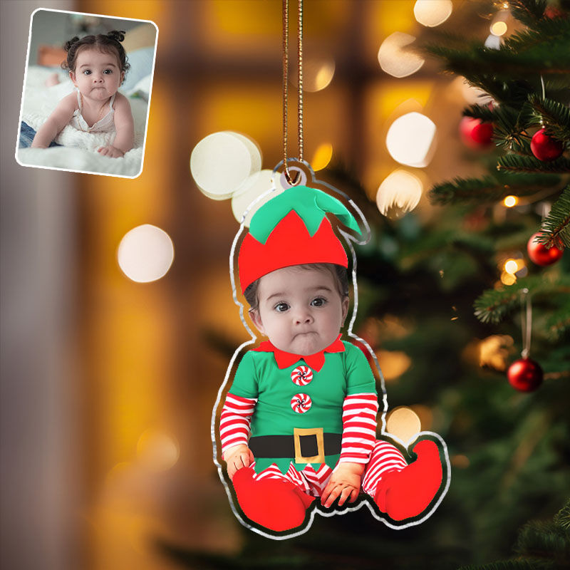 Personalisierte Weihnachtsornamente benutzerdefinierte Fotos lustige Geschenke für Kinder