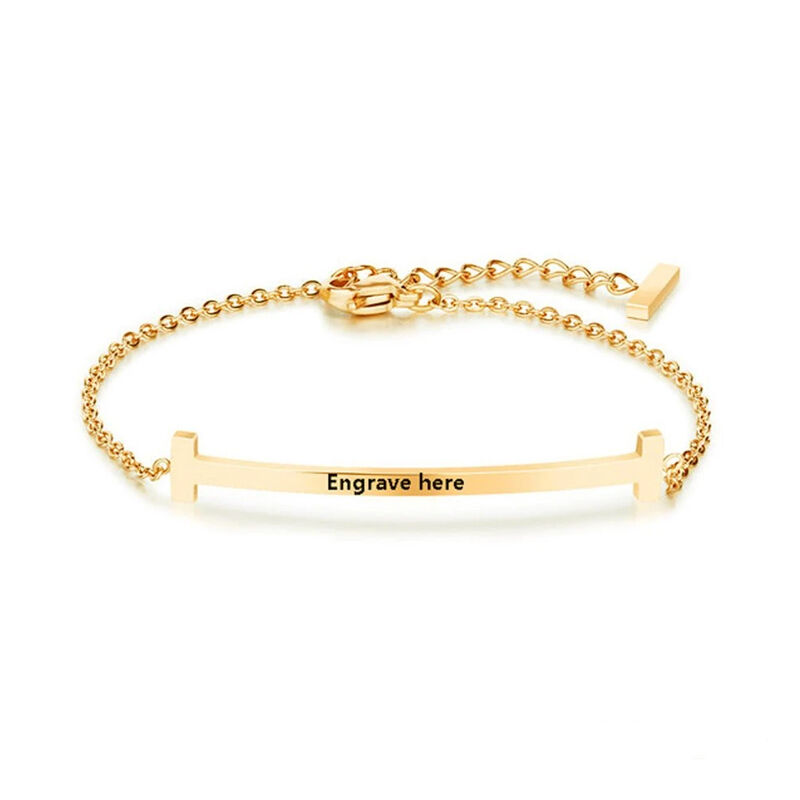 "Be My Love" Personalized Engraved Bracelet