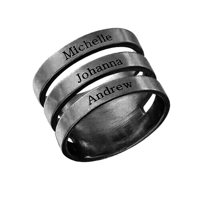 "Stay With Love" Personalized Engraving Ring