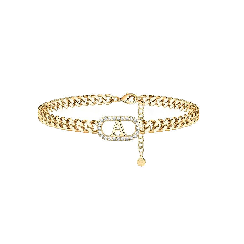 Personalized Letter Anklet Beautiful Decoration Precious Gift for Valentine's Day