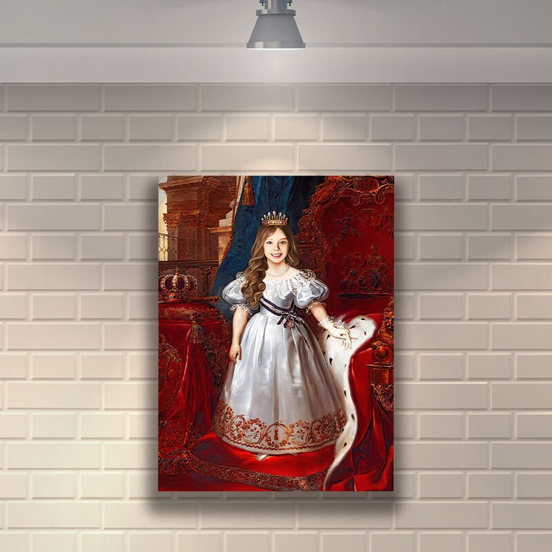 Custom Head Photo Princess Portrait from The Young Princess