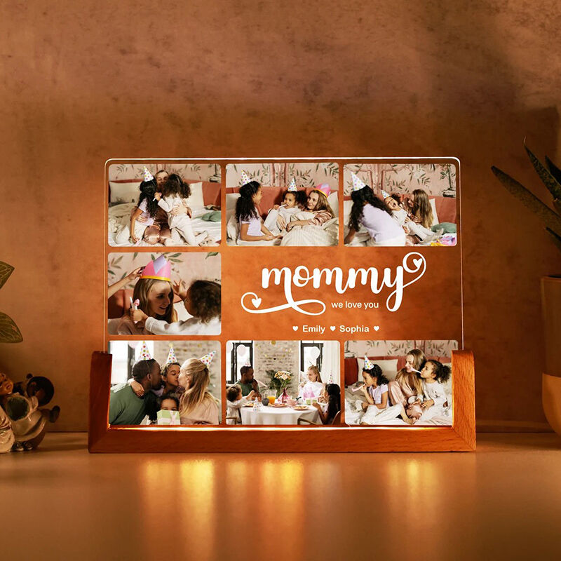 Personalized Picture Night Light Best Gift for Parents
